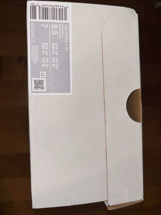 Кросівки Nike Air Force 1 White | Нові, з коробкою. 36-46 розмір