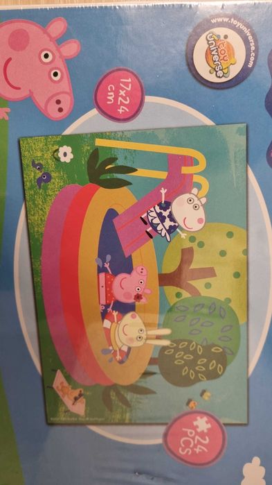 Nowe puzzle Świnka Peppa 24 elementy 17x24 cm 3+