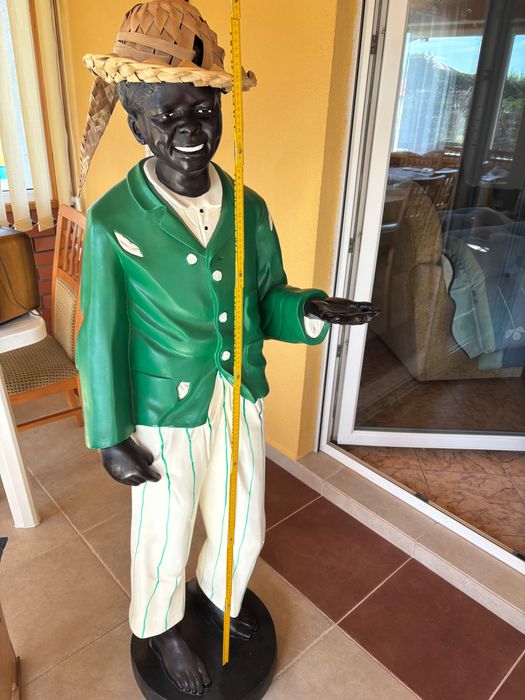 Figura murzyna  do wystroju ogrodu restauracji itp