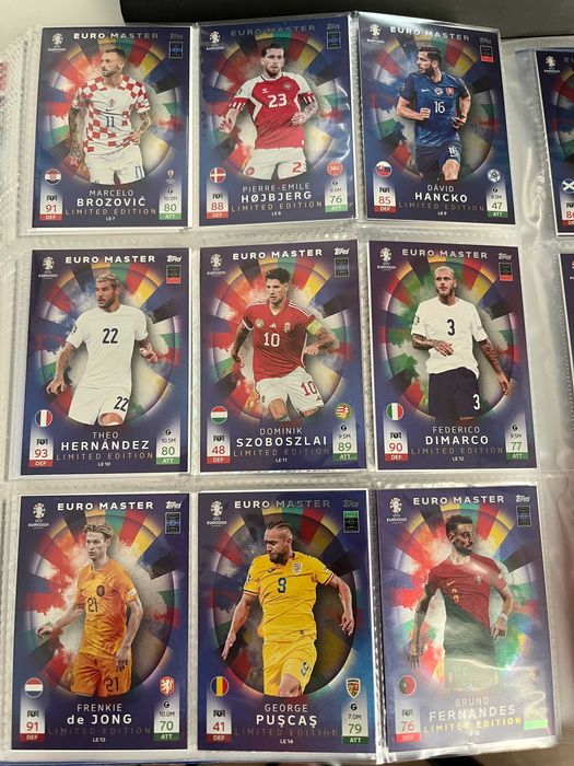 Match Attax Euro 2024 Completa (Antiga e Nova Checklist)(LerDescrição)