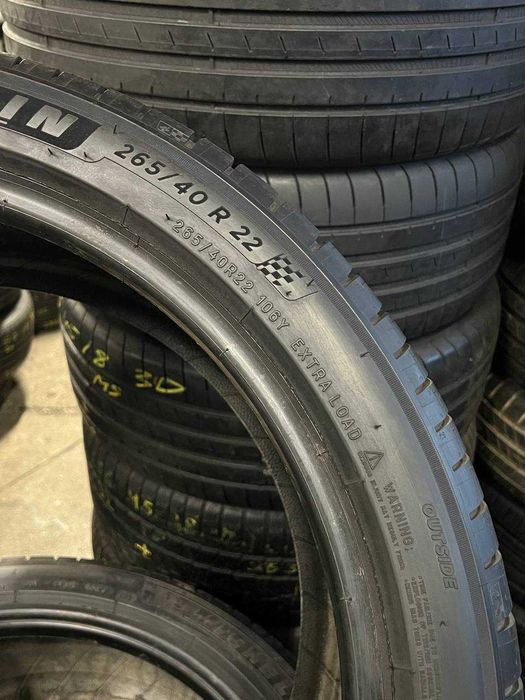 Шини Літні 265х40хR22 Michelin Pilot Sport4 SUV GOE 4шт НОВІ 2025р