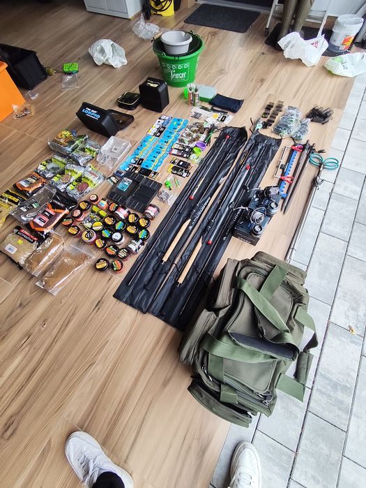 Zestaw meetod wędki Browning Argon 2.0,3,6m, 30-90g, kołowrotki  Cresta Advantor 5000S