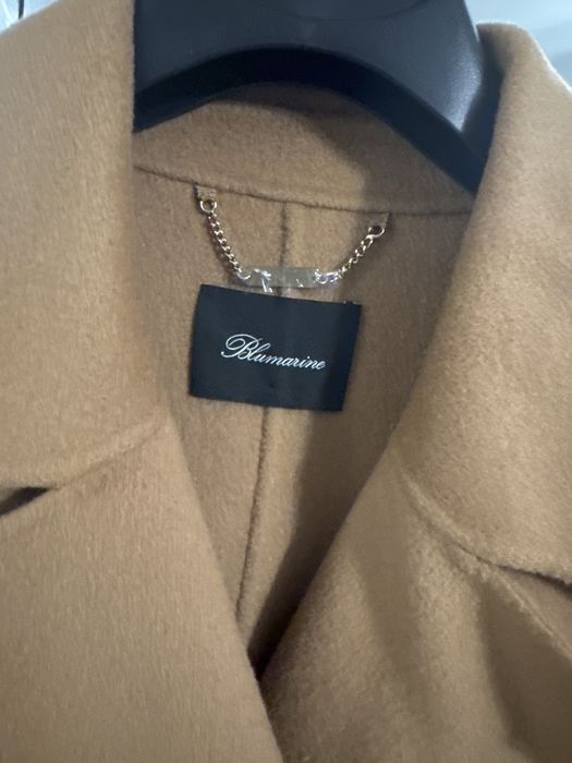 Розкішне пальто Blumarine Cos Max Mara 2 шт синє і кемел пальто батал