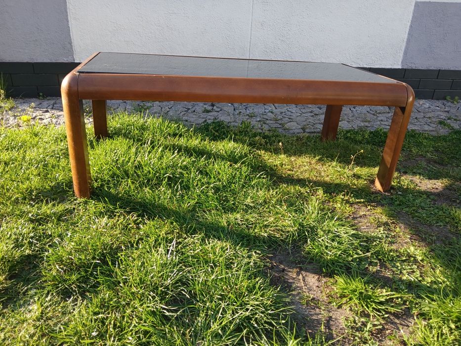 Stolik kawowy szklany blat 107x53 wys 37