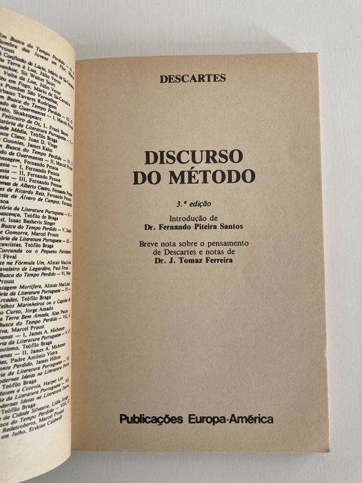 Livro Discurso do Método, de Descartes64750563001475123