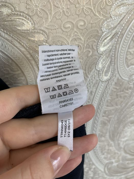 Темно синяя кофта свитер свитшот олимпийка худи tommy hilfiger jeans M