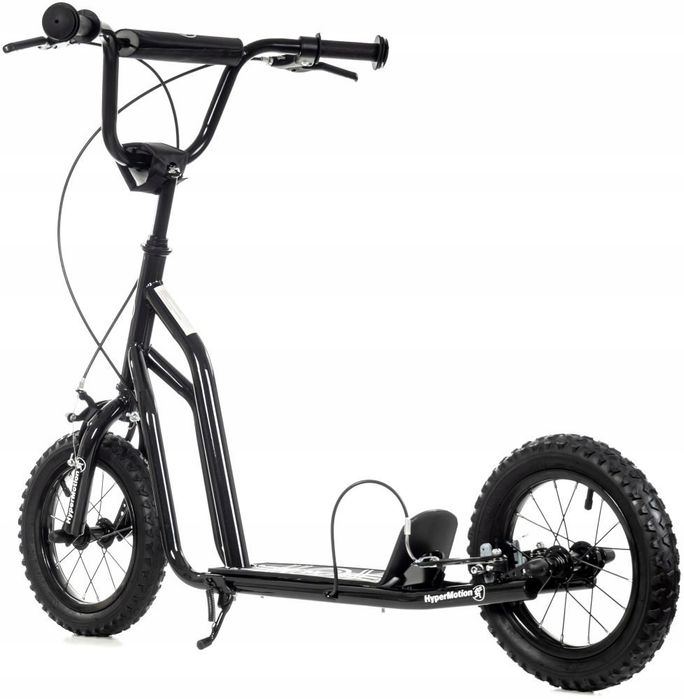 Hulajnoga Hypermotion VIVA 12 (pompowane koła 30cm) - Czarna