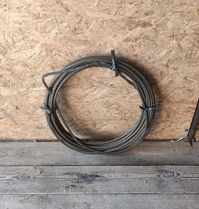 Трос оцинкованный металлический d10-20 м