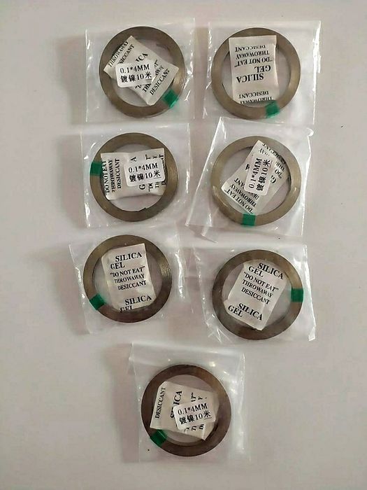Fita Nickel para baterias Lithium 0.1x7mm (rolos de 10 metros)