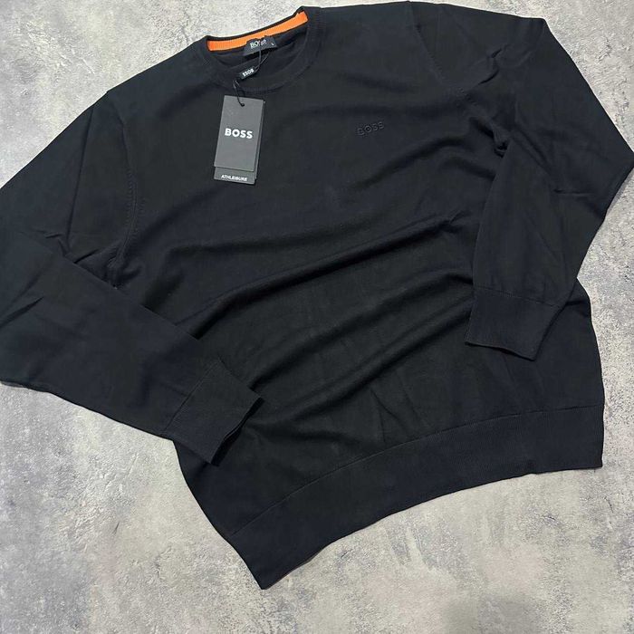 Класичний чорний чоловічий світшот Hugo Boss