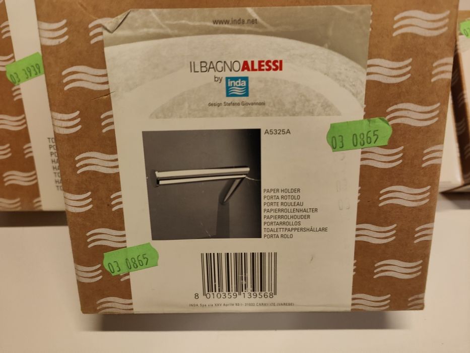 ALESSI Zestaw łazienkowy 7 elementów SUPER elegancki