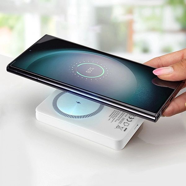 Powerbank SBS TEBB5000MAG1CW 5000 mAh USB-C, kompatybilny z MagSafe -