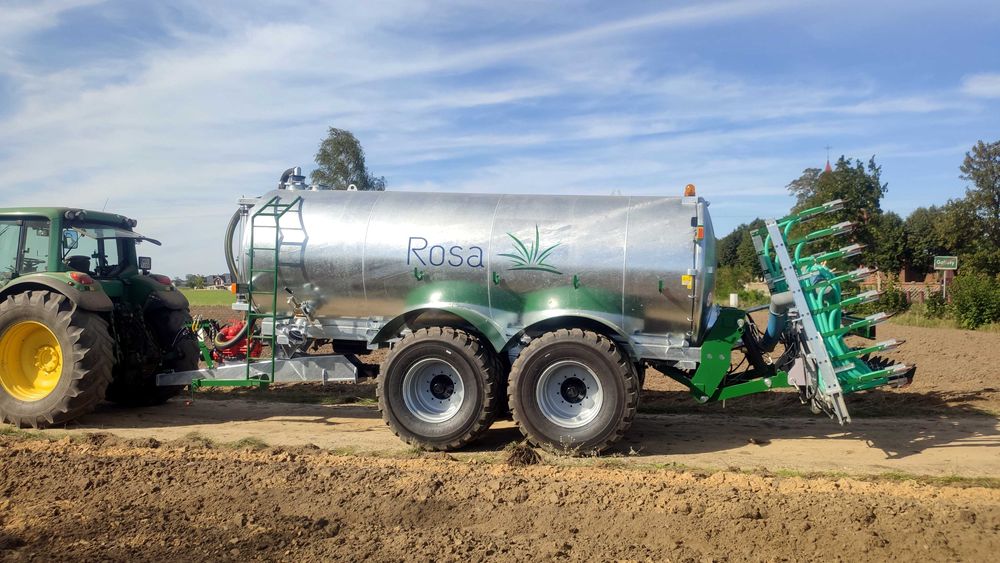 Wóz asenizacyjny 12000 litrów ROSA tandem - beczkowóz, beczka