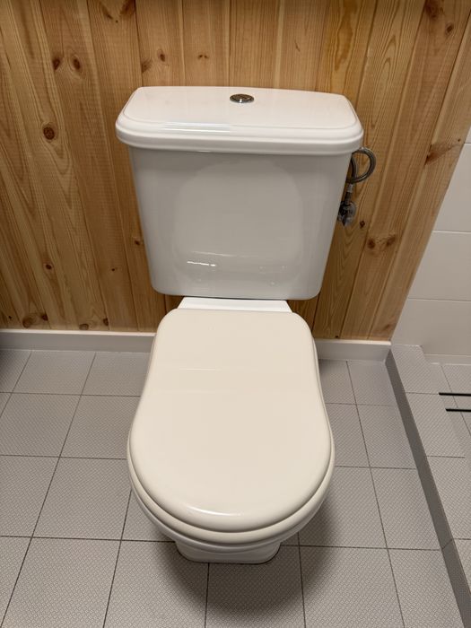 Retro umywalka i WC