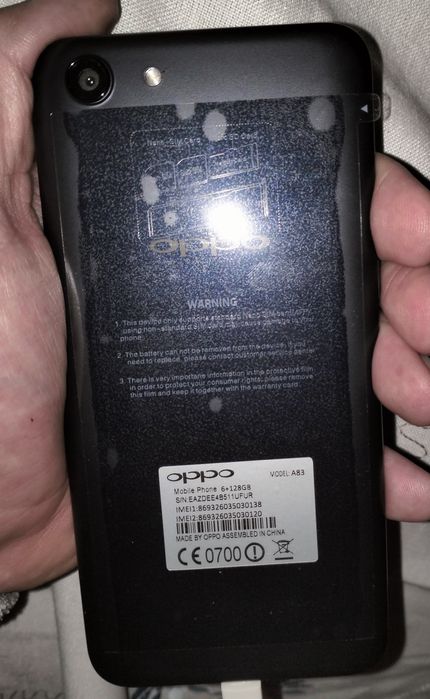 Telemóvel OPPO A63, 6GB RAM e 128GB ROM