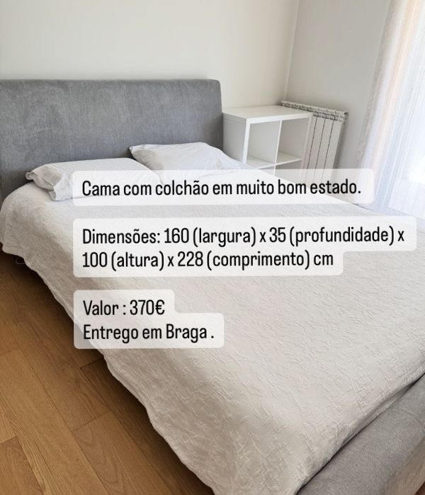 Cama com colchão