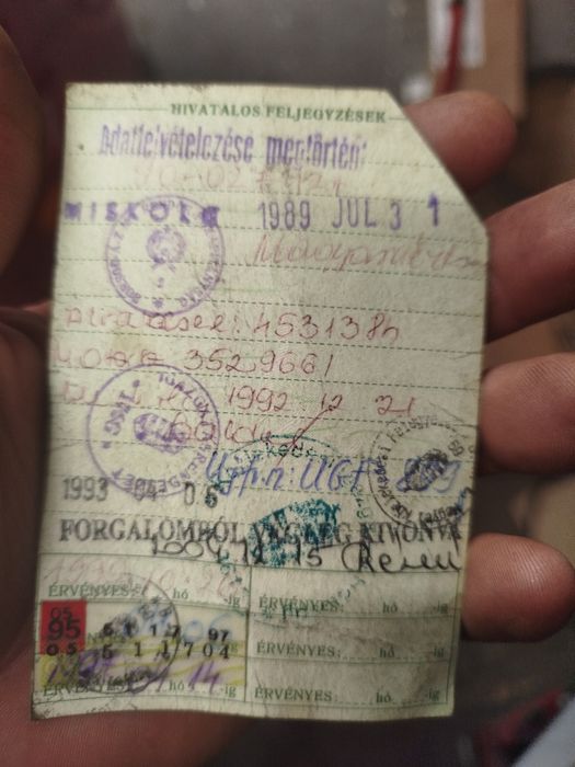 Mz kolekcjonerski papier dowód etz