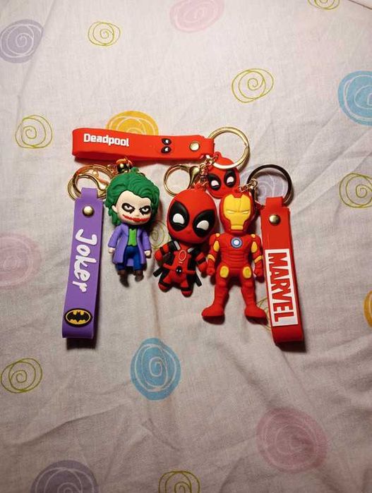 Lote Porta-chaves deadpool + ironman