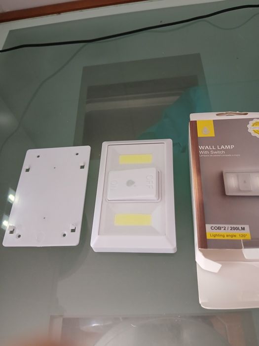 Novo LÂMPADA DE PAREDE Com Interruptor