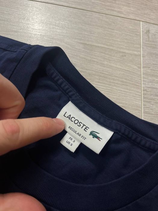 Мужская футболка с большим логотипом Lacoste