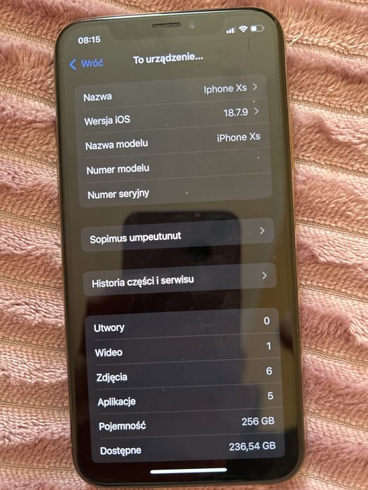 Iphone XS 256gb
