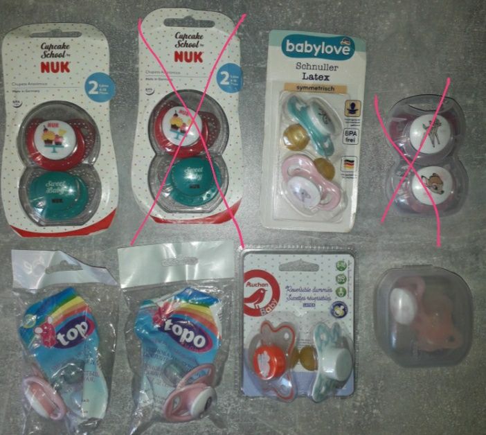 Дурники соски пустушки Nuk babylove topo