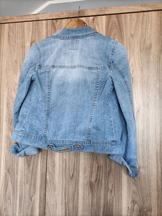 Kurtka przejściowa jeansowa dżinsowa denim S 36 Stradivarius