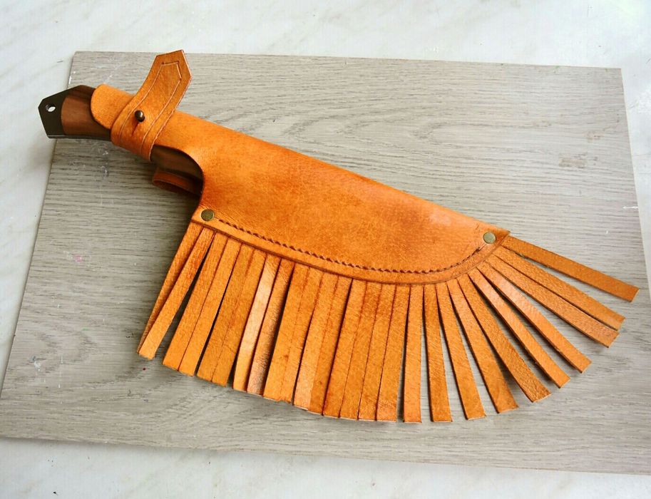 Nóż Survivalowy Bushcraft Terenowy Nóż Ręcznie Robiony Orzech indian