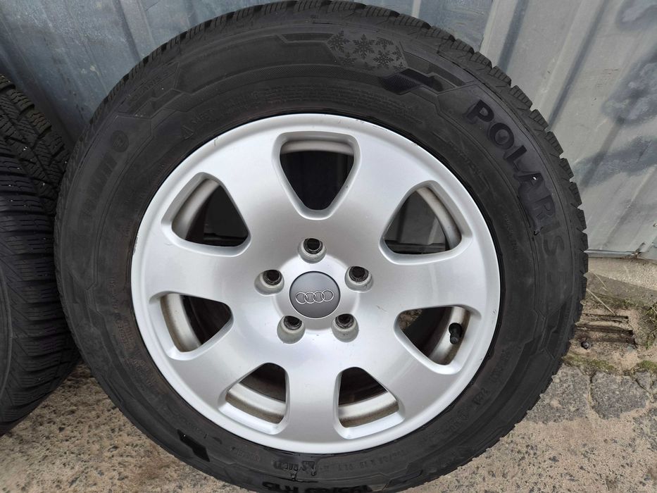 Felgi aluminiowe koła opony zimowe Audi A4 B6 B5 A6 C5 5X112 15" kpl