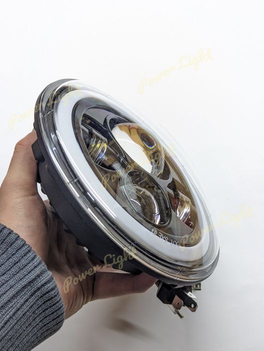 Кругла світлодіодна LED фара 7дюймів КАМАЗ ВАЗ Toyota FJ ГАЗ УАЗ мото