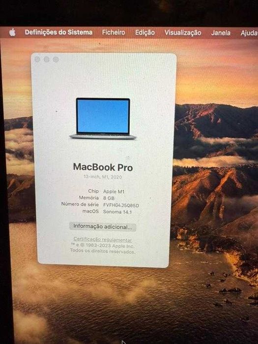 Macbook Pro M1 2020 8GB RAM/ 256GB 13 polegadas430452309440614403