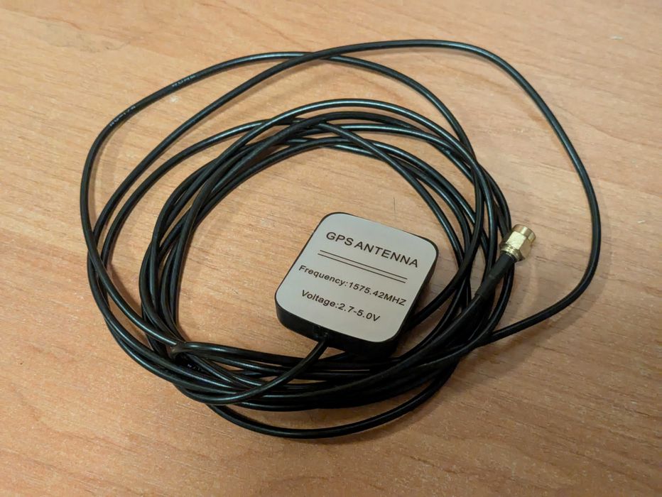 Antena GPS Patch z podstawką magnetyczną, kabel 5m, SMA-Male, IP67