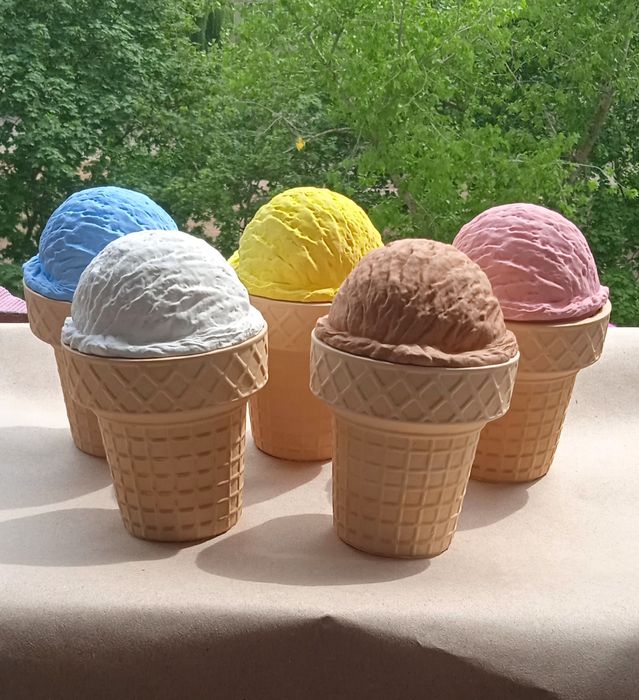 Кашпо гіпсове Морозиво
