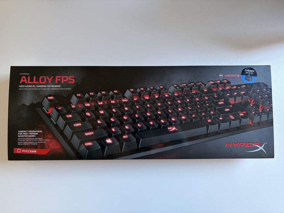 Клавіатура HyperX Alloy fps cherry mx blue