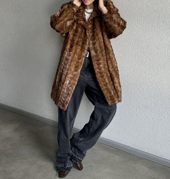 Вінтажна норкова шубка