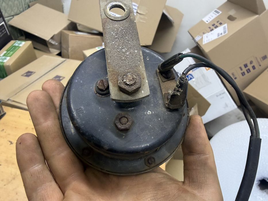 Klakson sygnał dźwiękowy MZ TS ES 250, 150 Trophy org DDR wysyłka