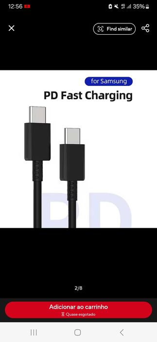 Cabo de carregamento super-rápido,para Samsung.