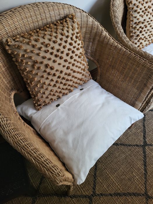 2 cadeiroes, poltrona, verga, rattan, rustico