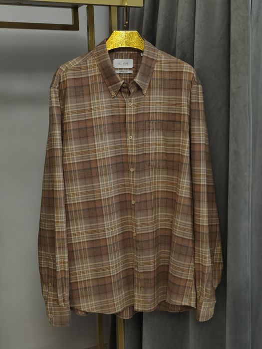 Miu Miu Isabel Marant картата фланелева сорочка рубашка в клітинку Л-ХЛ