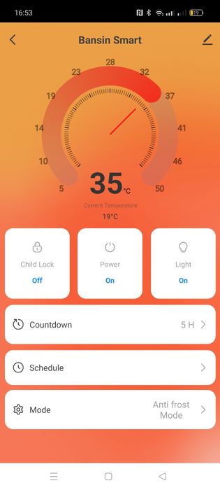 Конвекційний нагрівач Bansin Smart 2500 Klarstein Німеччина  10035403