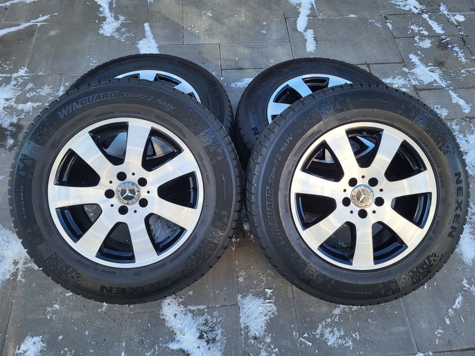 Koła zimowe 17 Mercedes ML W164 R W251 235/65R17 Nexen 5x112 ET56