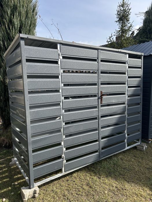 Wiata śmietnikowa 2,5m/1m