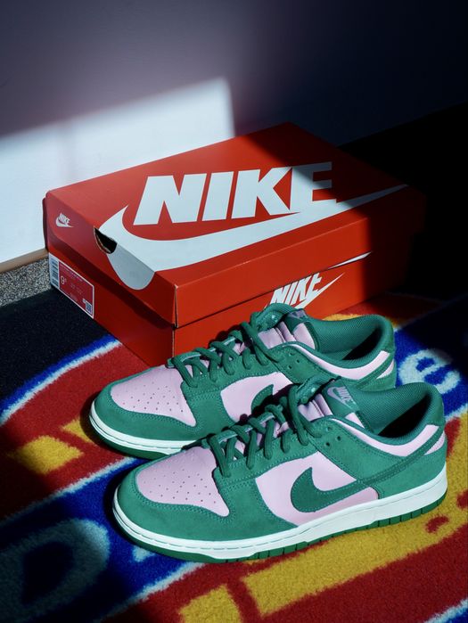 Nike Dunk Low Retro Soft Pink/Malachite