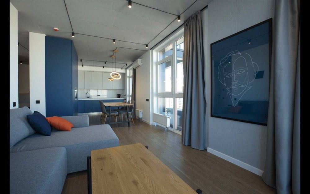 Оренда видової квартири в ФК2 63м2 21й поверх.Є генератор.Без комісії.