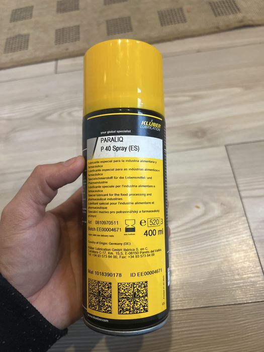 Klüber Lubrication Paraliq - P 40 Spray: 400 ml