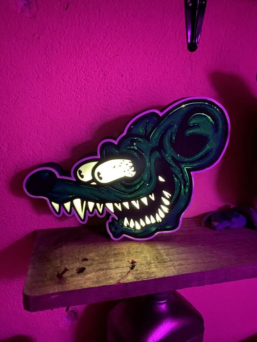 Luminária Rat Fink