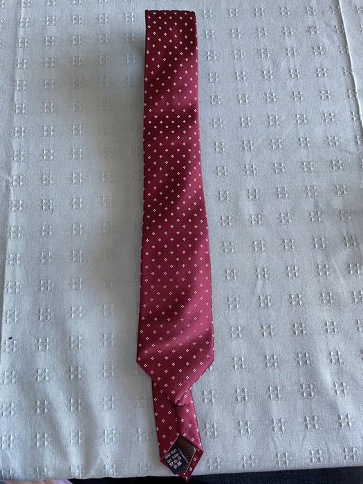 Conjunto 4 gravatas em tons vermelhos e roxo