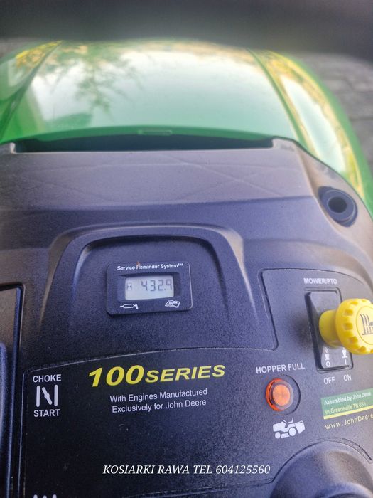 Kosiarka traktorek JOHN DEERE dwa cyl 18hp pompa automat 2013r