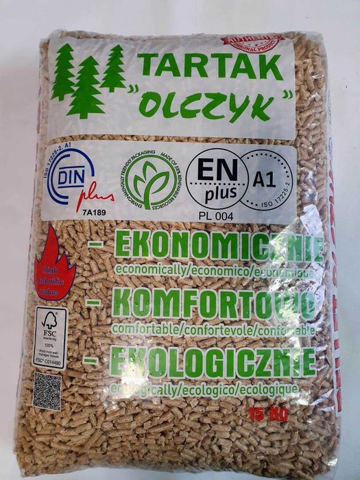 Pellet Olczyk Premium Certyfikowany A1 ENplus