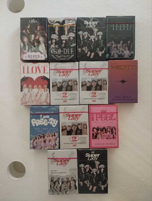 Карточки K-POP Картки Гологенові та звичайні. Упаковки 30шт 55шт 92шт